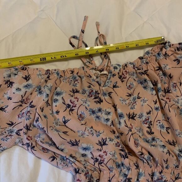 ROMWE, crop top, long sleeve, medium, like new - Picture 10 of 11